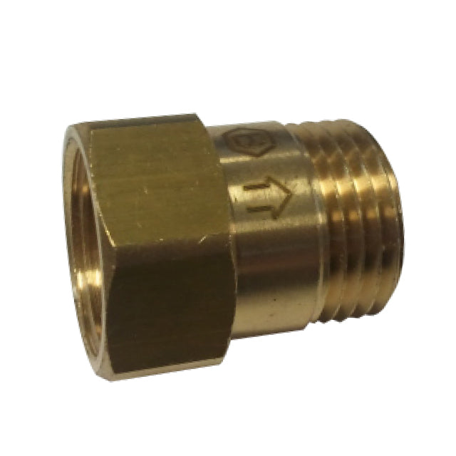 Brass Mini Check Valve - Female x Male