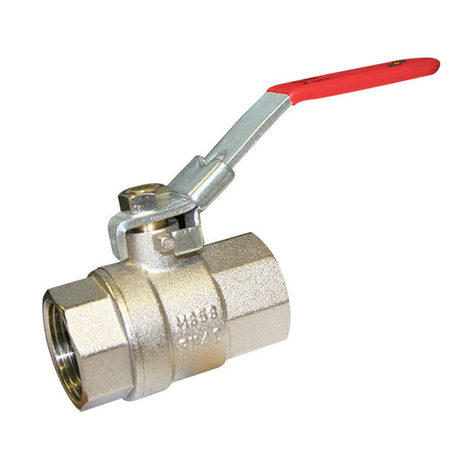 Brass Ball Valve - Locking Lever - NPT