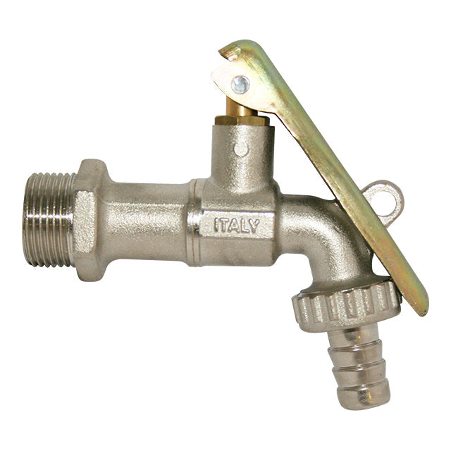 Brass Ball Valve with Hose Union - Lockable
