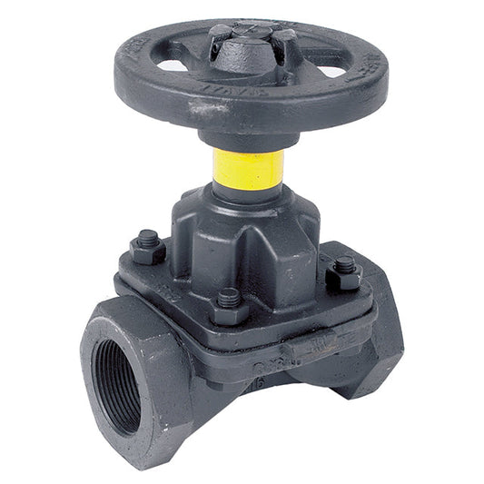 Weir Type Diaphragm Valve - Unlined - Screwed BSPP