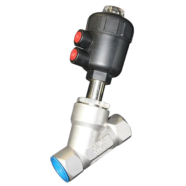 Stainless Steel Angle Seat Valve - Pneumatic Actuator