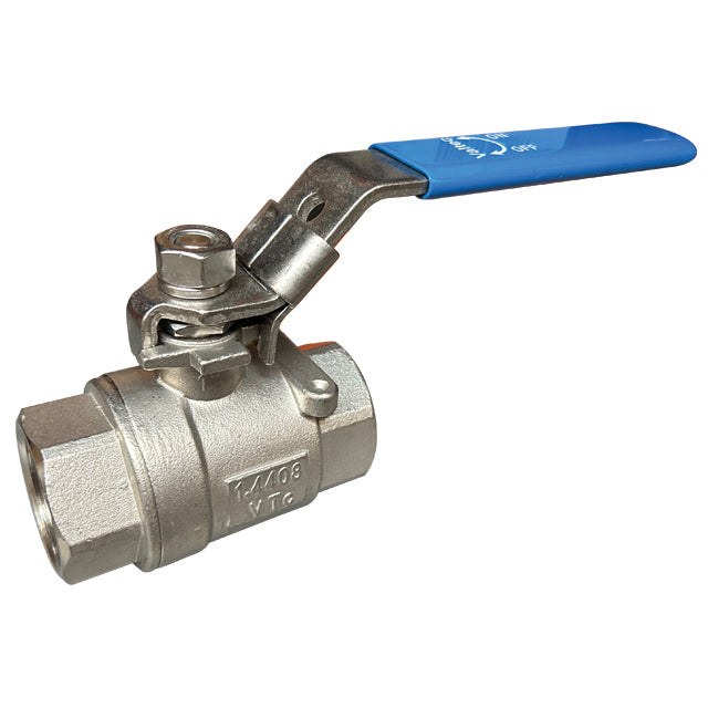 Stainless Steel Ball Valve - Two Piece - NPT