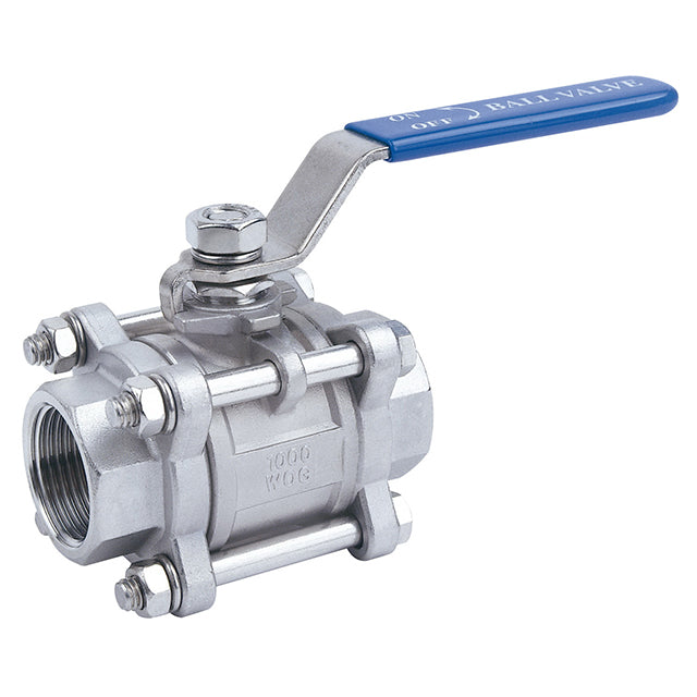 Stainless Steel Ball Valve - Three Piece - Socket Weld