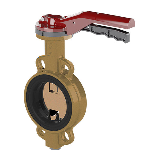 Wafer Pattern Butterfly Valve - Aluminium Bronze Body