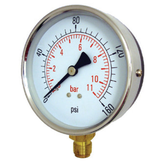 Pressure Gauge - Bottom Entry - 100mm Dial