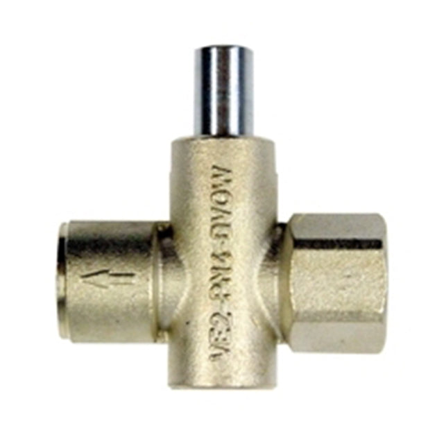 Brass Gauge Cock - Push Button