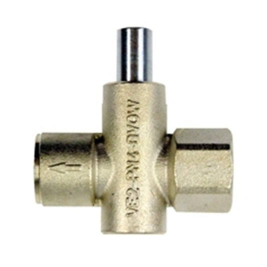 Brass Gauge Cock - Push Button