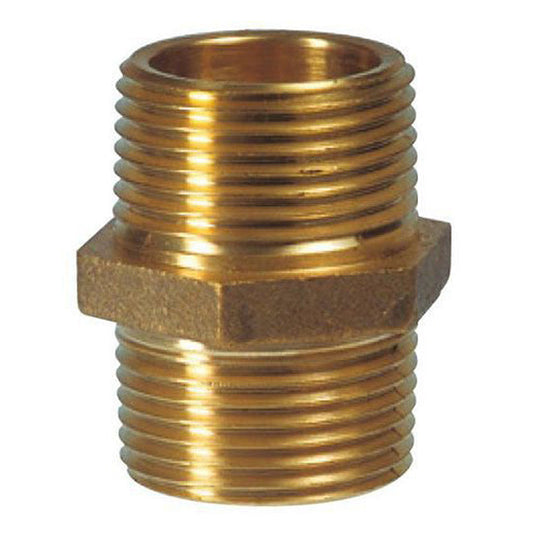 Brass Hexagon Nipple