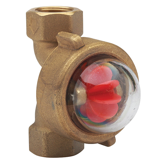 Bronze Flow Indicator with Rotor