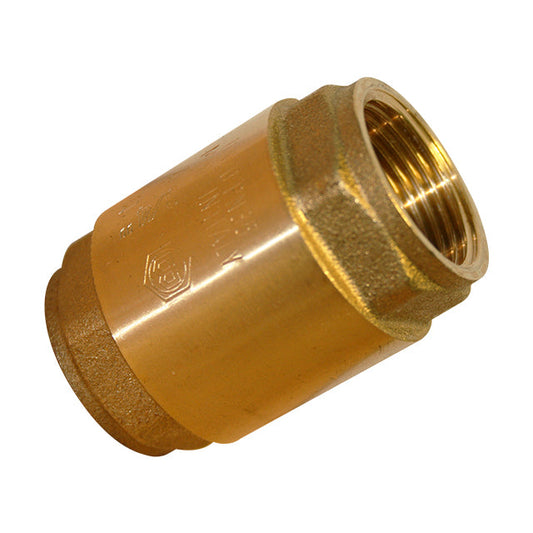 Brass Spring Check Valve - Metal Disc