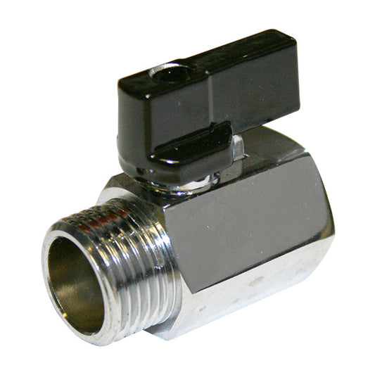 Brass Mini Ball Valve - Male x Female