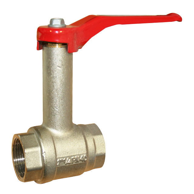 Brass Ball Valve with Fixed Extended Neck