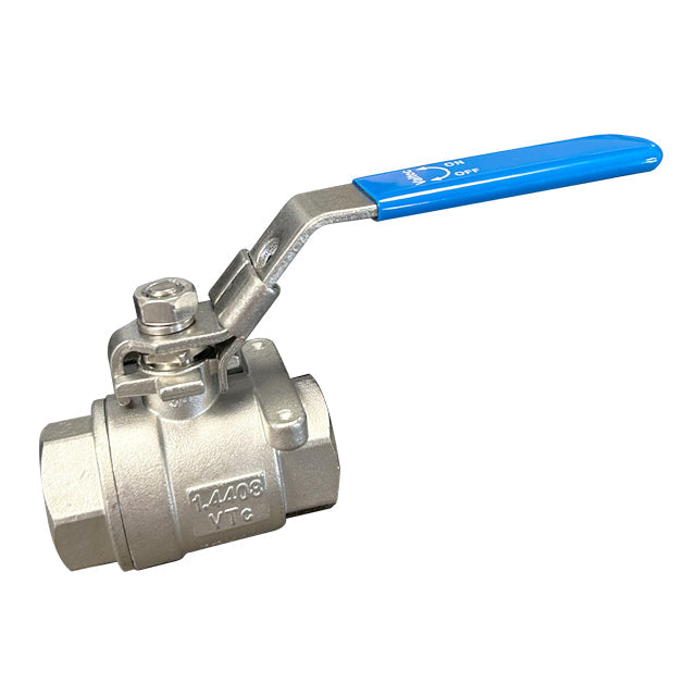 Stainless Steel Ball Valve - Two Piece - Vented