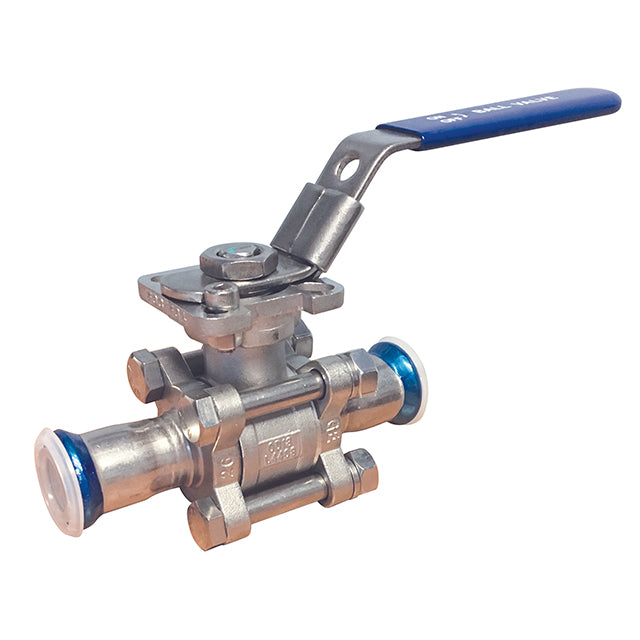Stainless Steel Ball Valve - 3 Piece - Pressfit Ends
