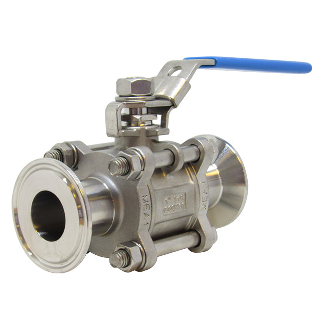 Stainless Steel Hygienic Ball Valve - Clamp Ends