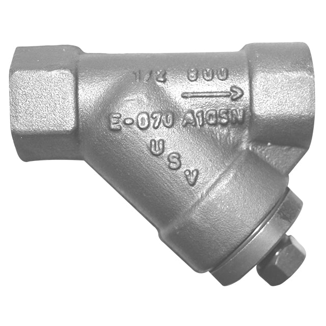 Forged Stainless Steel Y Strainer - Screwed BSPT