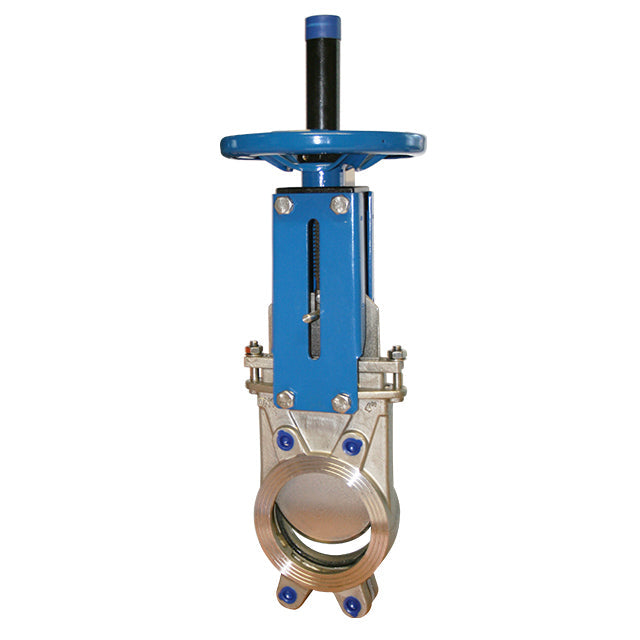 Stainless Steel Knife Gate Valve - Unidirectional - Handwheel Operated