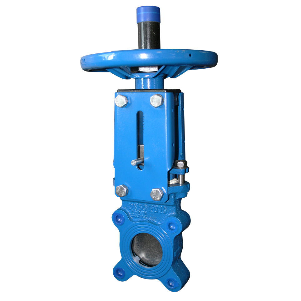 Cast Iron Knife Gate Valve - Unidirectional - Handwheel Operated