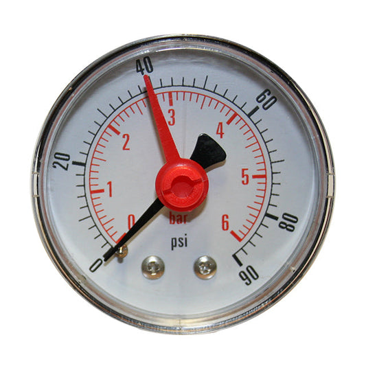 Pressure Gauge - to suit LV 1021, LV 2941 & LV 2943 - Centre Back Entry