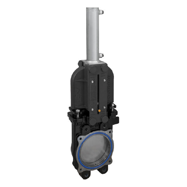 Cast Iron Knife Gate Valve - Unidirectional - Double Acting Hydraulic Actuator